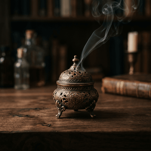 仿古銅爐 - 迷你紫銅小香爐